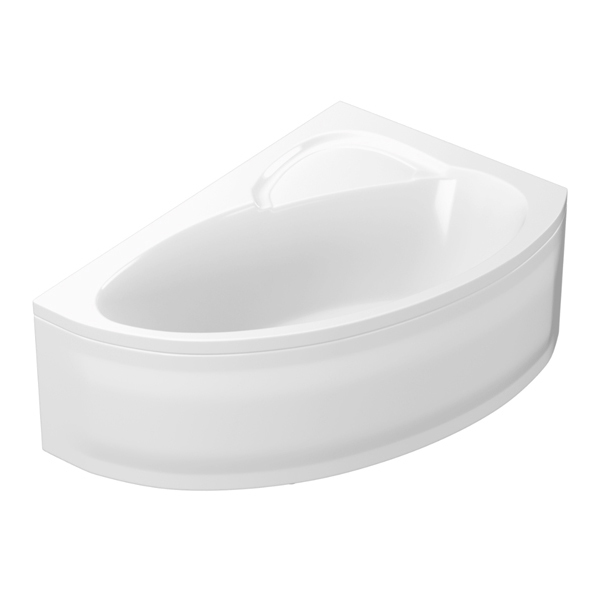 Акриловая ванна Viant Бостон 150х100 правая на каркасе, цвет белый VVABOS150100-R+VUSTKBOS150100 - фото 1