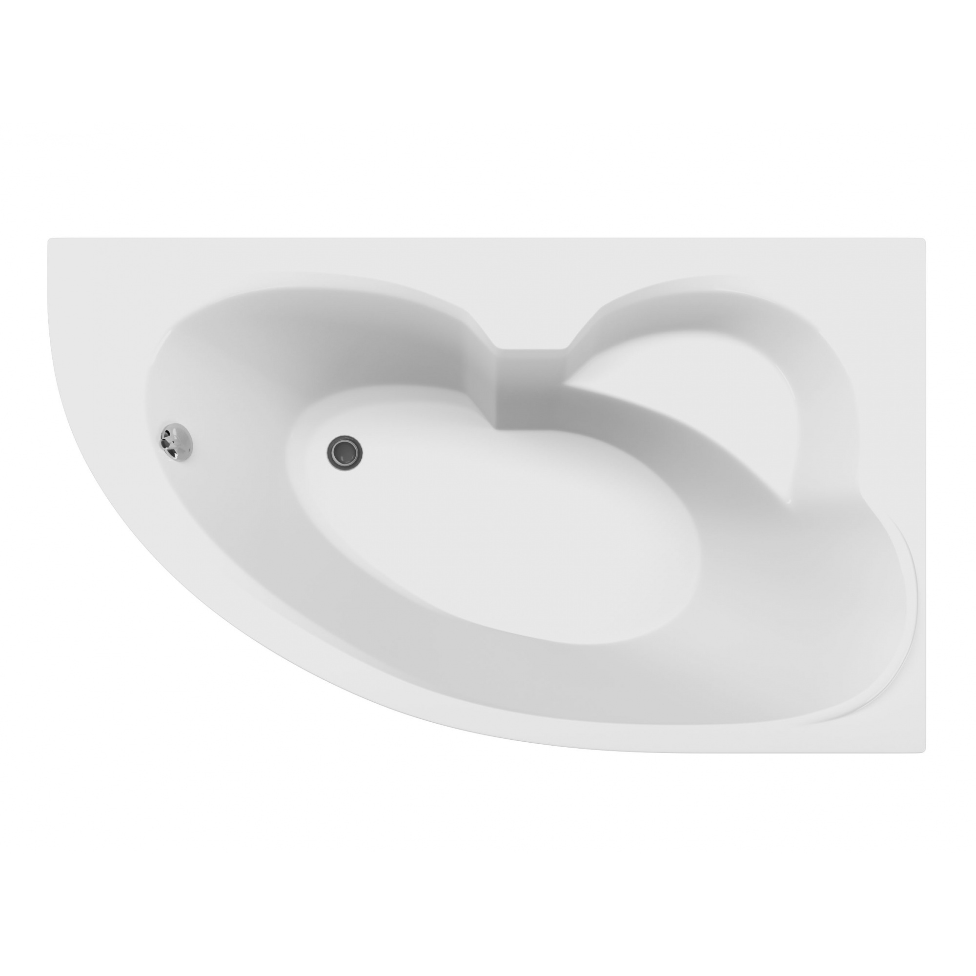 Акриловая ванна Viant Милана 170х100 правая на каркасе, цвет белый VVAMIL170100-R+VUSTMIL170100 - фото 1