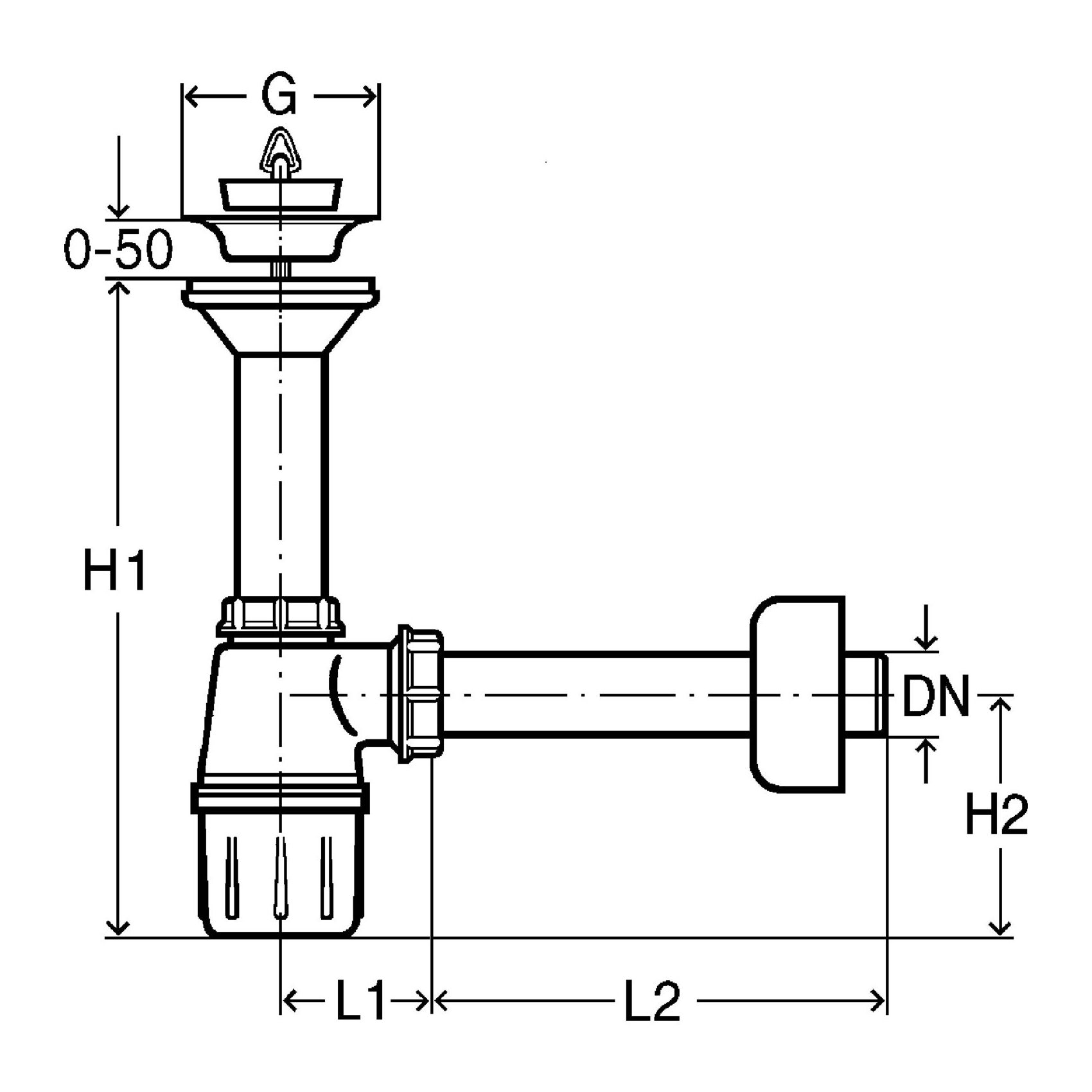 Сифон dn32