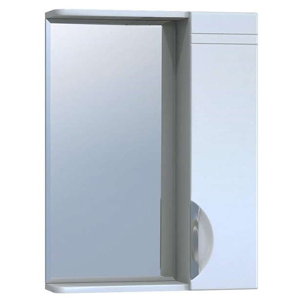 Зеркальный шкаф Vigo Callao 50 правый без подсветки, цвет белый №19-500-Пр (б/э) - фото 1