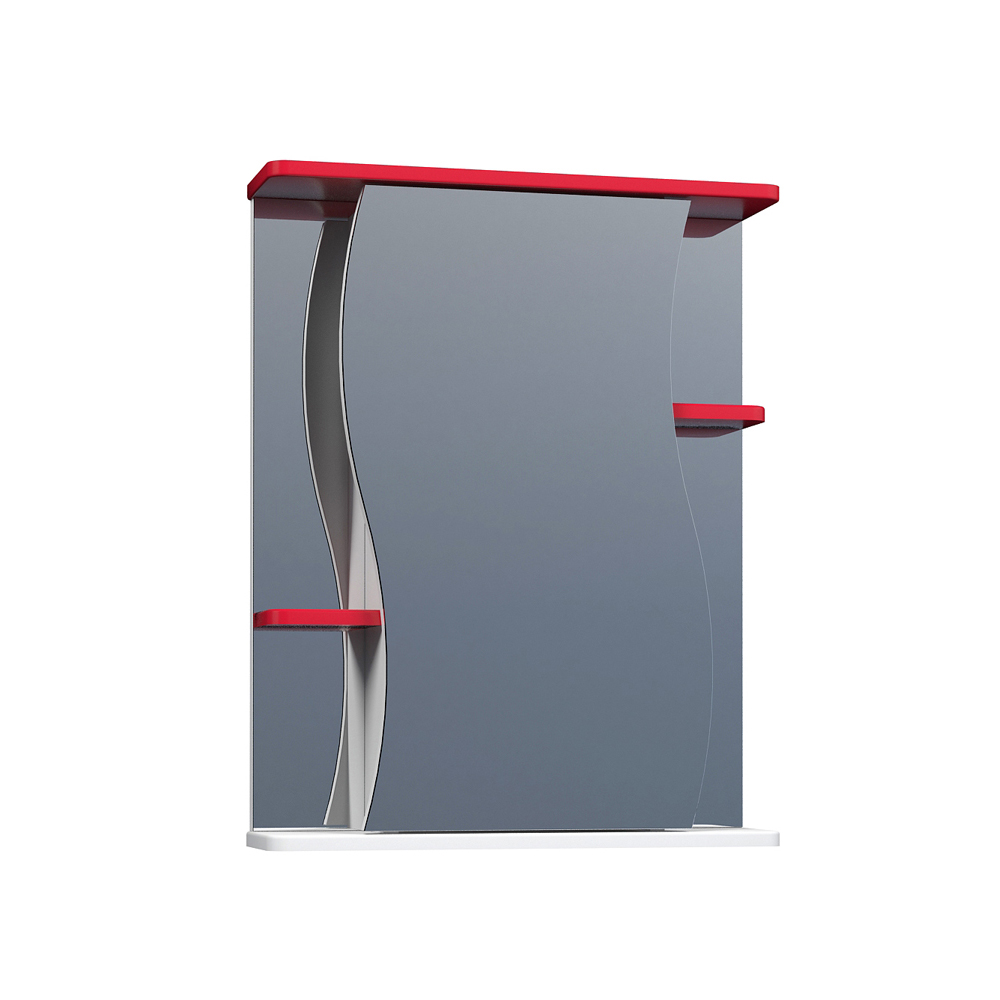 Зеркальный шкаф для ванной Vigo Alessandro-3 55 красный