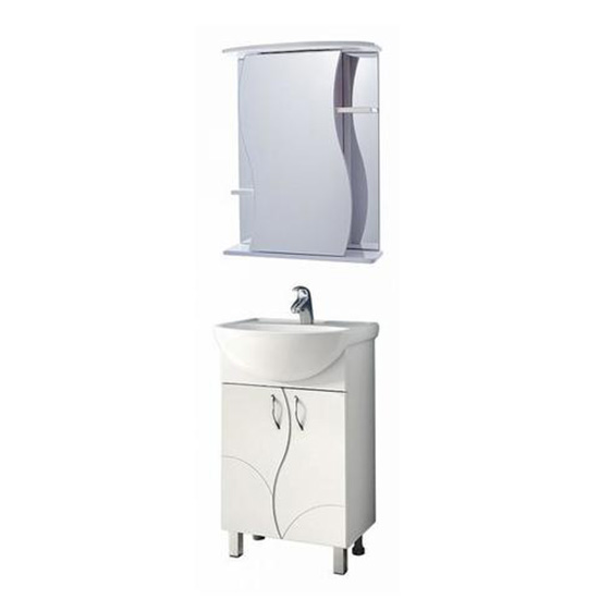 Мебель для ванной Vigo Alessandro-4 55 белый А-0-550В(Уют)+Вн МуБ03+11-550 - фото 1