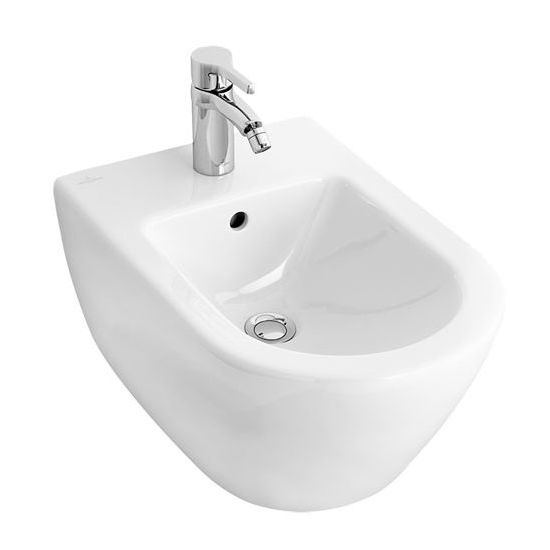 Подвесное биде Villeroy&Boch Subway 2.0 5400 0001 альпийский белый подвесное биде gid bdp 96 белый