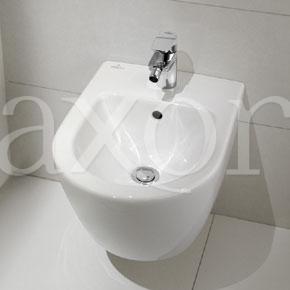 Подвесное биде Villeroy&Boch Subway 2.0 Plus 5400 00R1 альпийский белый подвесное биде laufen kartell 3033 1 с покрытием lcc