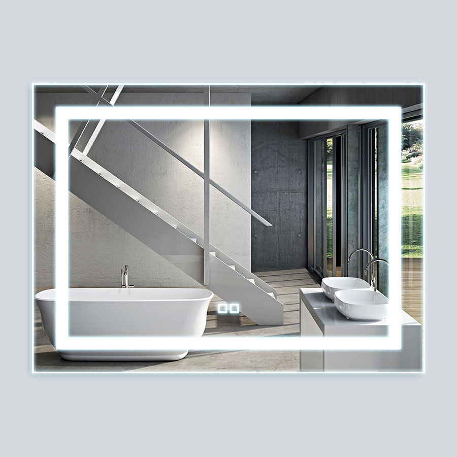 Зеркало для ванной Vincea VLM-2C100 100х80 зеркало mixline минио 100х80 подсветка сенсор с подогревом 4620077042602