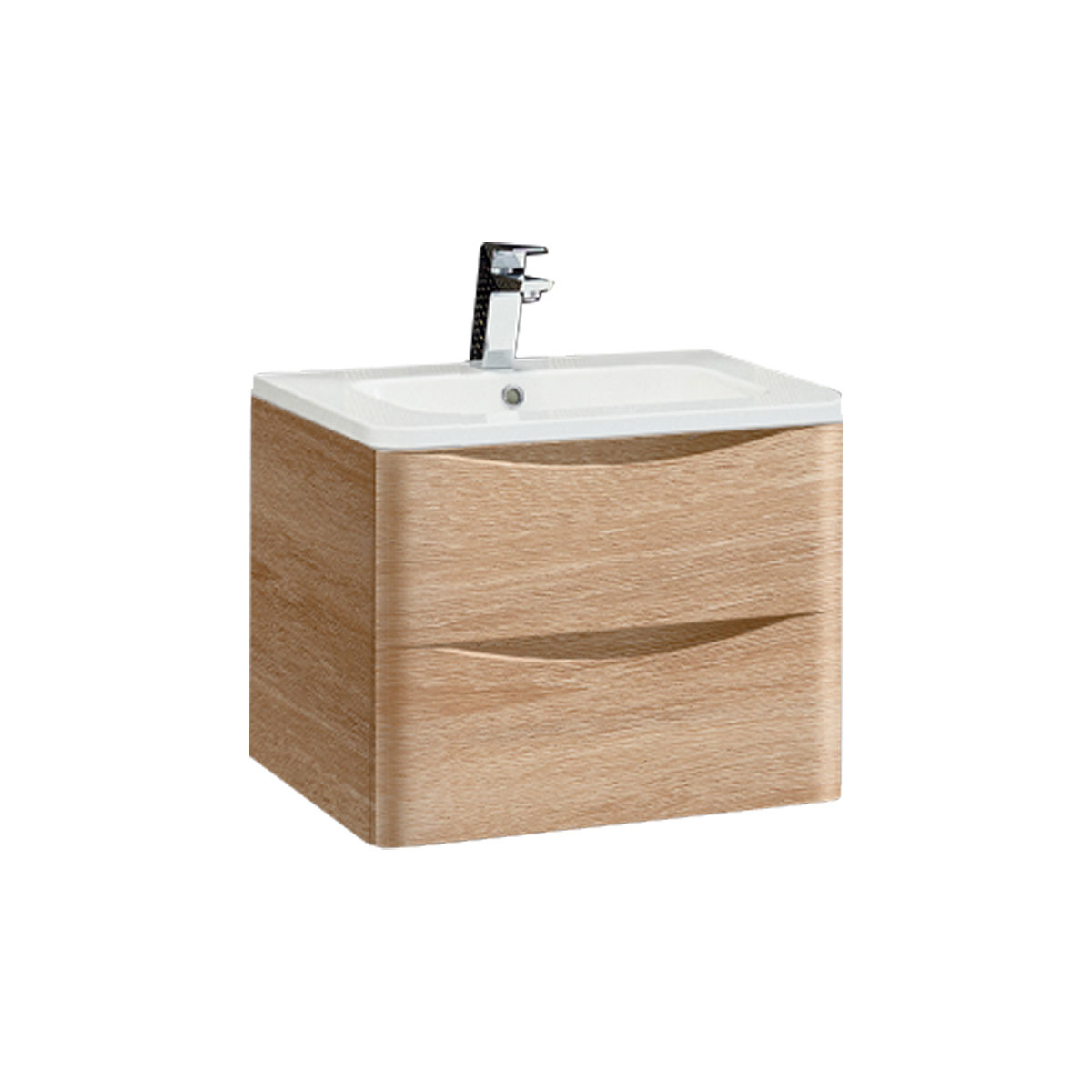 

Тумба с раковиной Vincea Roberta 60 W.Oak, Светлое дерево