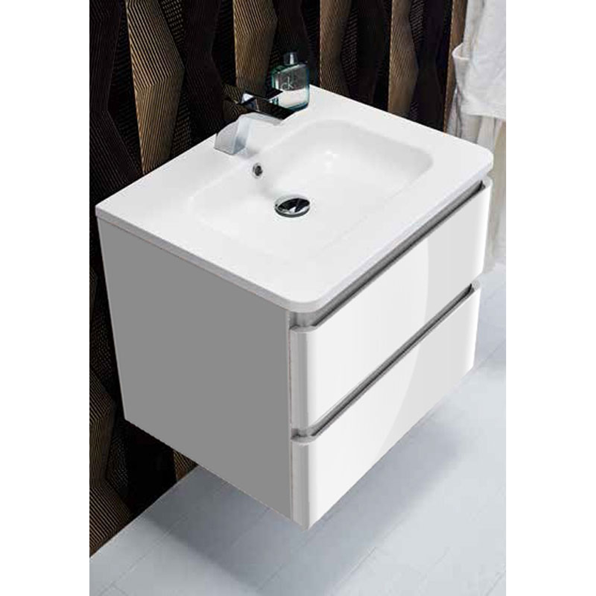 Тумба с раковиной Vincea Alba 60 l.White