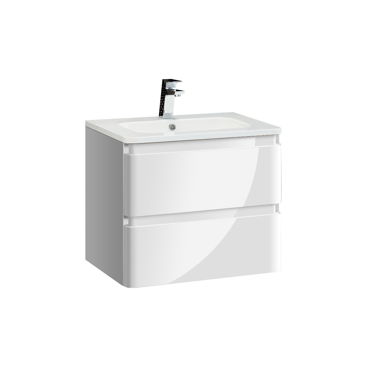 Тумба с раковиной Vincea Alba 60 L.White