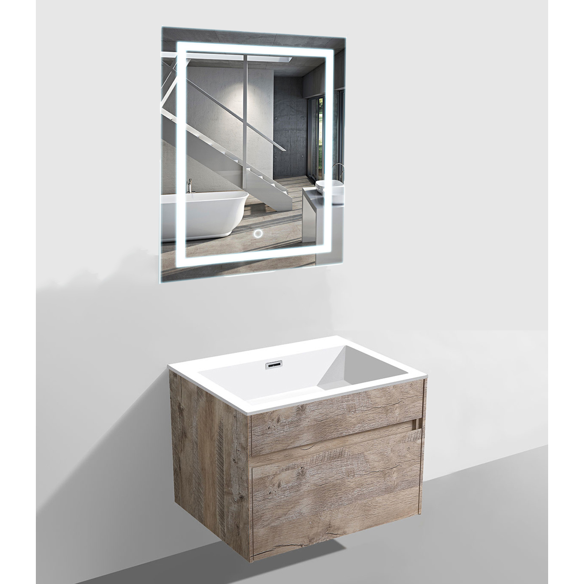 Мебель для ванной Vincea Chiara 60 N.Wood мебель для ванной vincea alba 120 r wood
