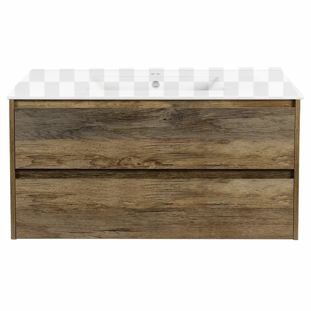 

Тумба под раковину Vincea Gio 100 SF.Oak, Темное дерево