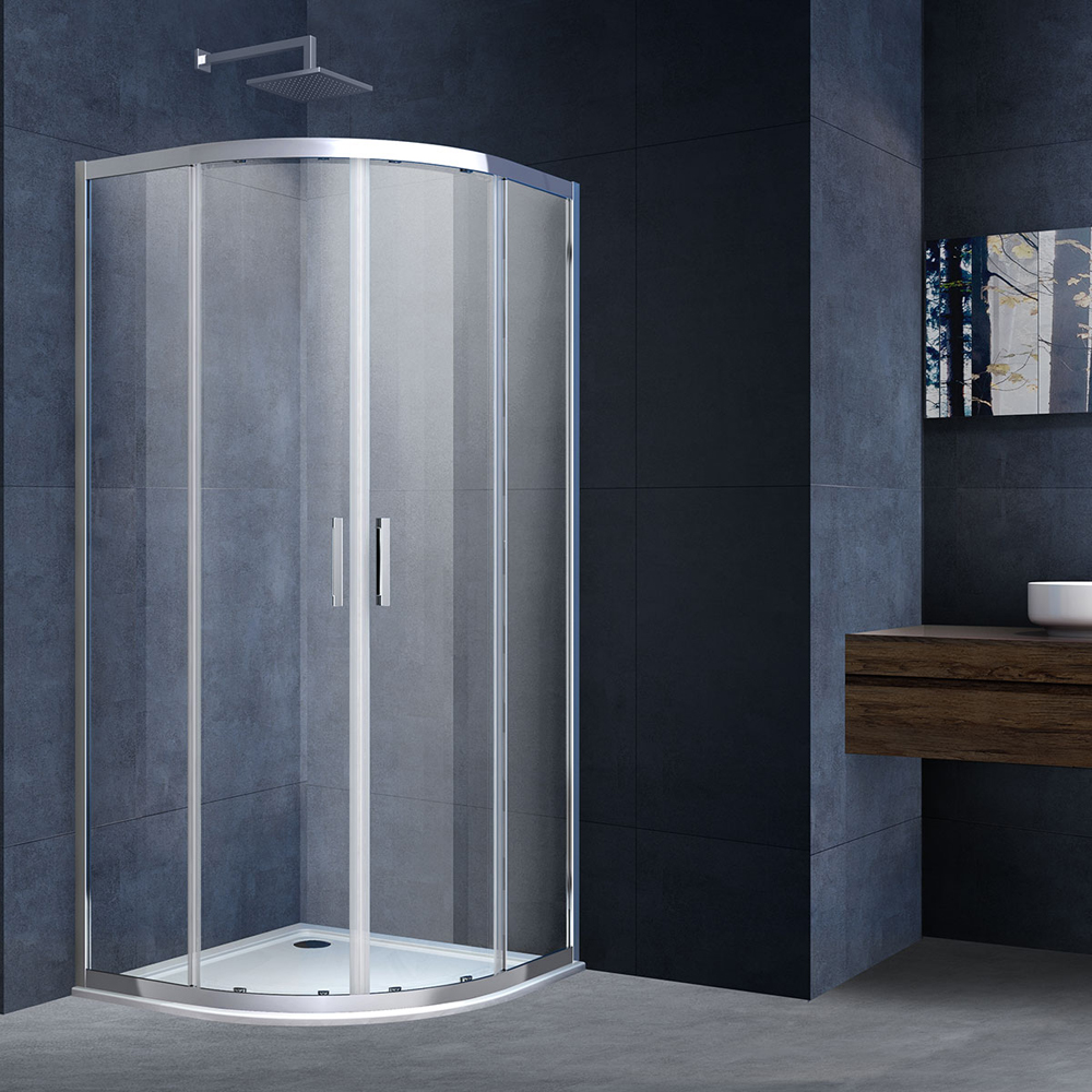 

Душевой уголок Vincea Alpha VSQ-3AL900CL хром, стекло прозрачное, Прозрачный