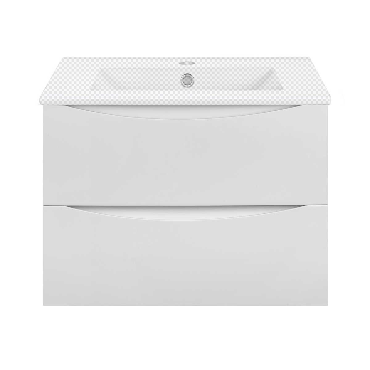 

Тумба под раковину Vincea Mia Slim70 VMC-2MC700S1GW, Белый