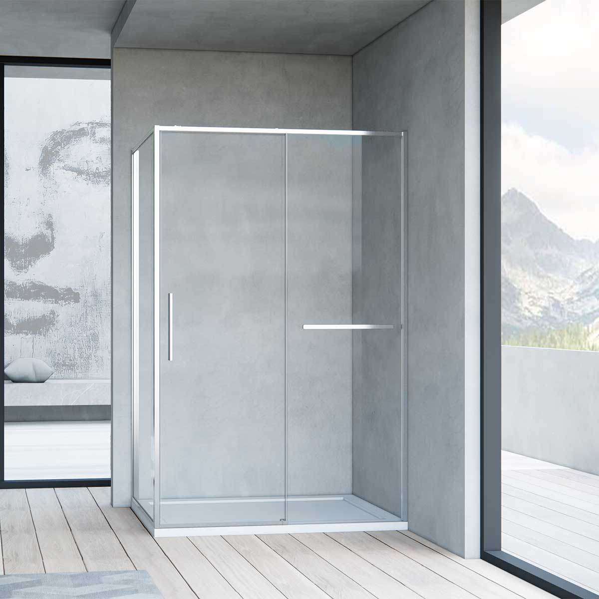

Душевой уголок Vincea Slim Soft 100х130 VSR-1SS1013CL, Прозрачный