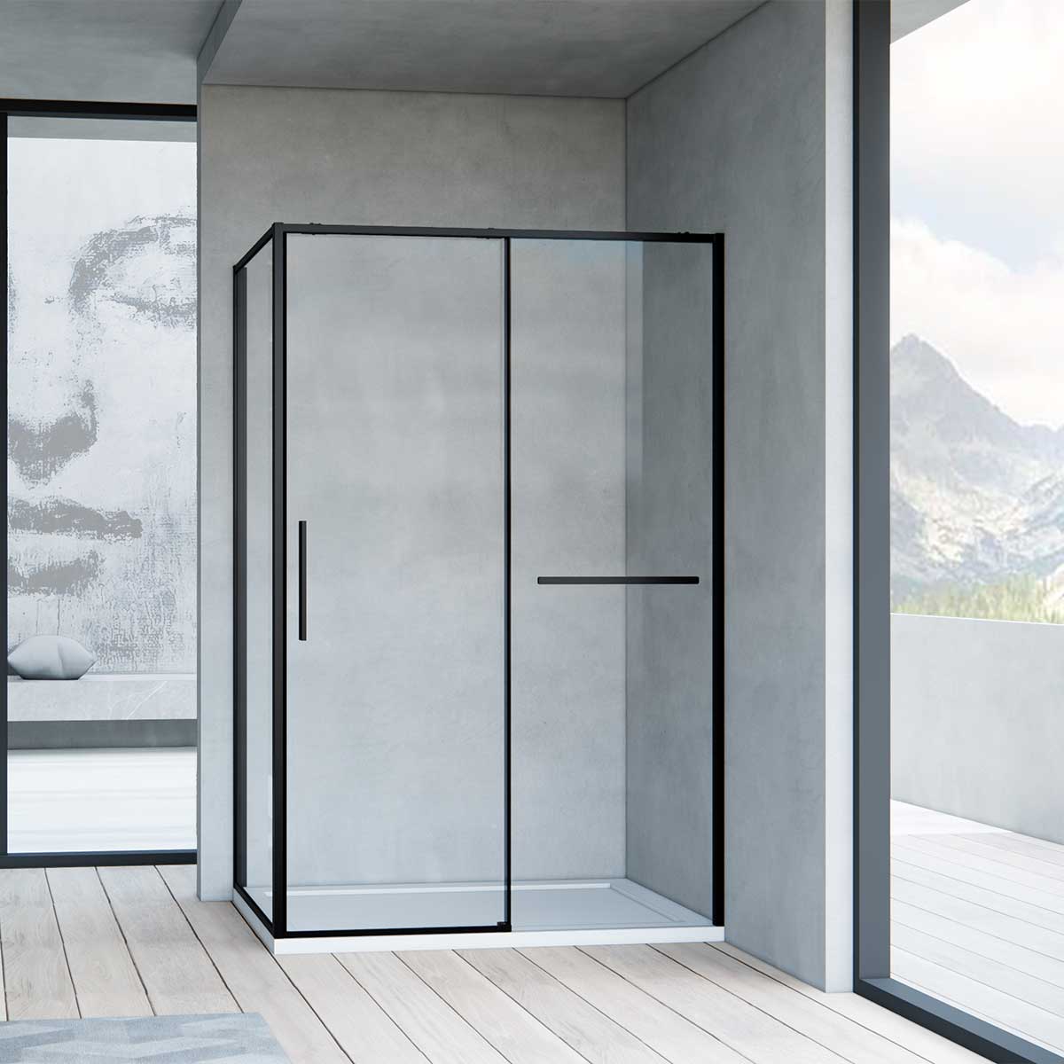 

Душевой уголок Vincea Slim Soft 80х100 VSR-1SS8010CLB, Прозрачный