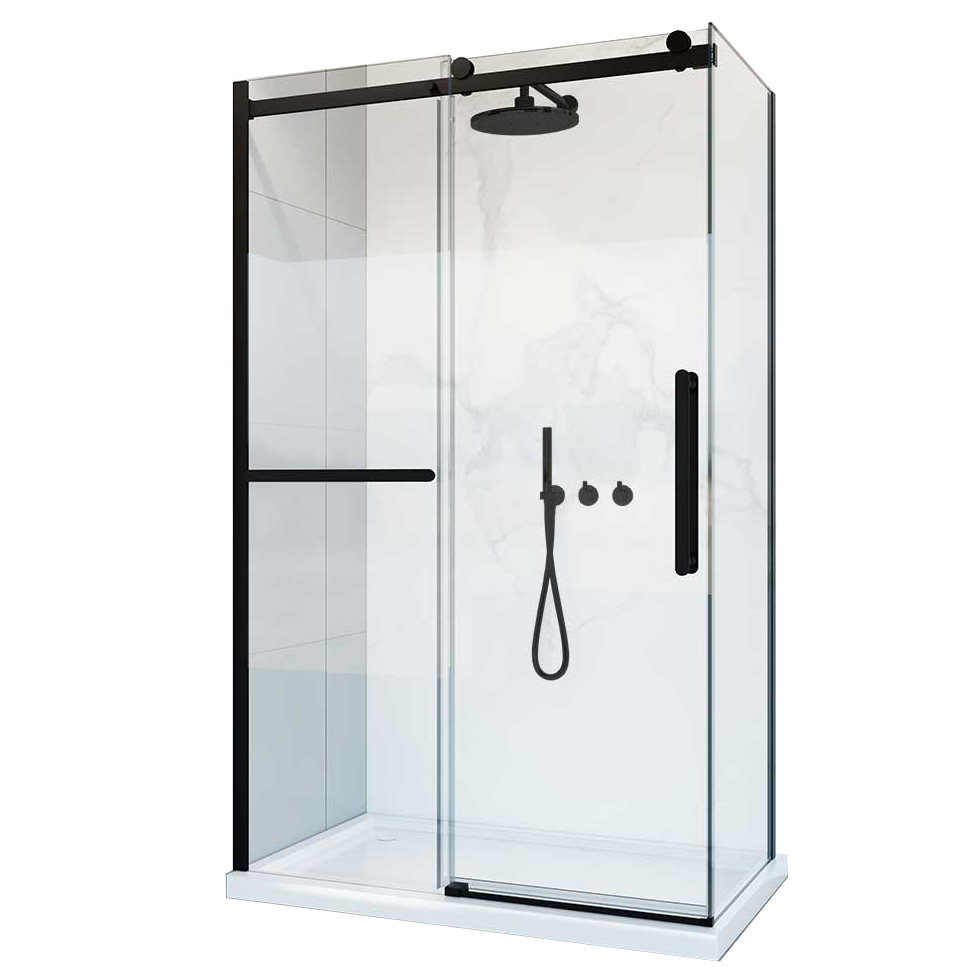 

Душевой уголок Vincea Como Soft 80х130 VSR-1CS8013CLB, Прозрачный