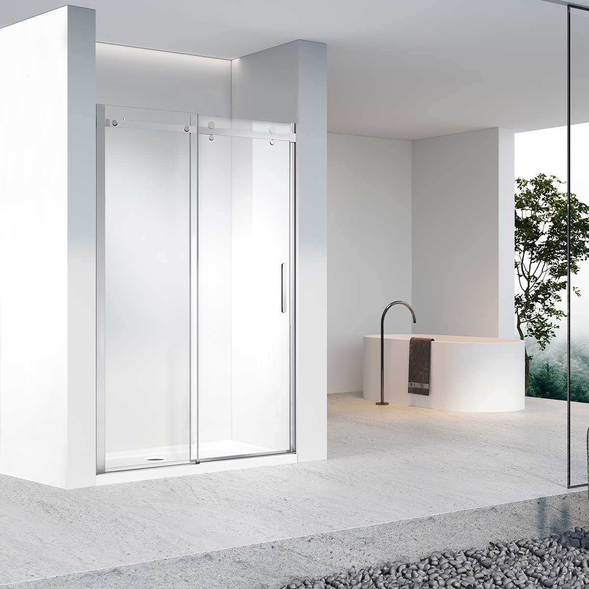 

Душевая деврь Vincea Como-N 195х120 VDS-4CN120CL, Прозрачный