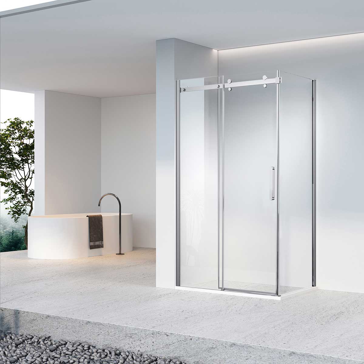 

Душевой уголок Vincea Como-N 90х120 VSR-4CN9012CL, Прозрачный