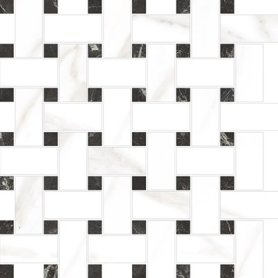 Мозаика Vitra Marmori Микс Калакатта Белый 5х5 K945623 LPR 31,5х31,5 керамогранит vitra marmori calacatta белый k947000flpr 60x60