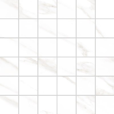 Мозаика Vitra Marmori Калакатта Белый 5х5 K945619LPR 30х30 97837 - фото 1