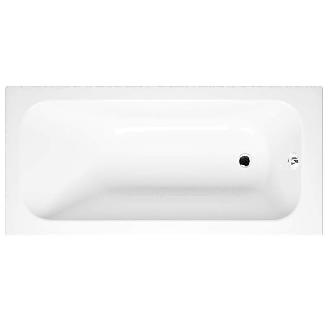 Акриловая ванна Vitra Optimum Neo 170x75 без гидромассажа, цвет белый 64570001000 - фото 1