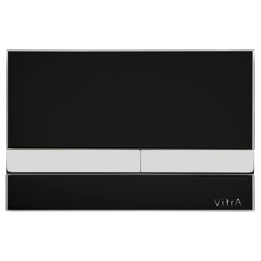 Клавиша смыва Vitra Select 740-1101 черный/хром