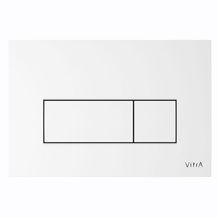 Кнопка для инсталляции Vitra Root Square 740-2300, цвет белый - фото 1