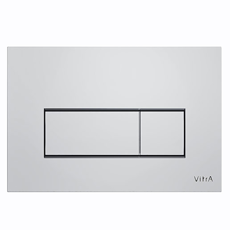 Кнопка для инсталляции Vitra Root Square 740-2380, цвет хром - фото 1