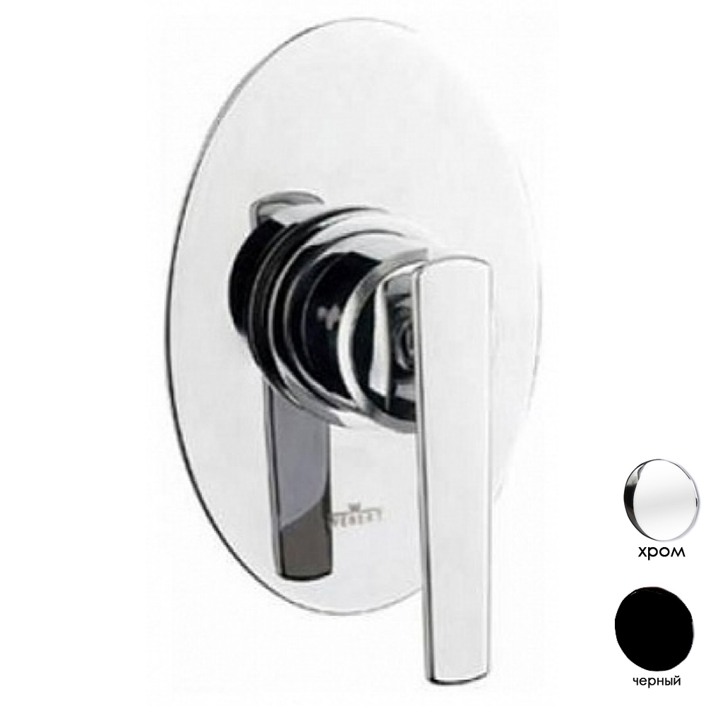 

Смеситель Webert Lotho LT880101563 для душа, Черный;хром