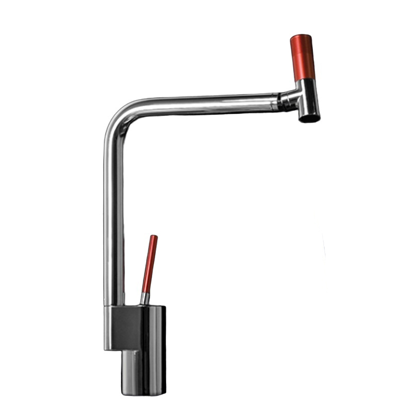 Смеситель для кухни Webert Kitchen 360 TS920302784 polished stainless steel wall mounted kitchen faucet with single handle and foldable spout for balcony and basin