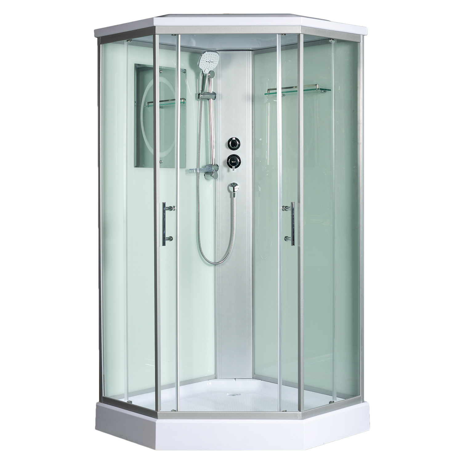 

Душевая кабина WeltWasser WW500 Nesse 902 90х90, Прозрачный