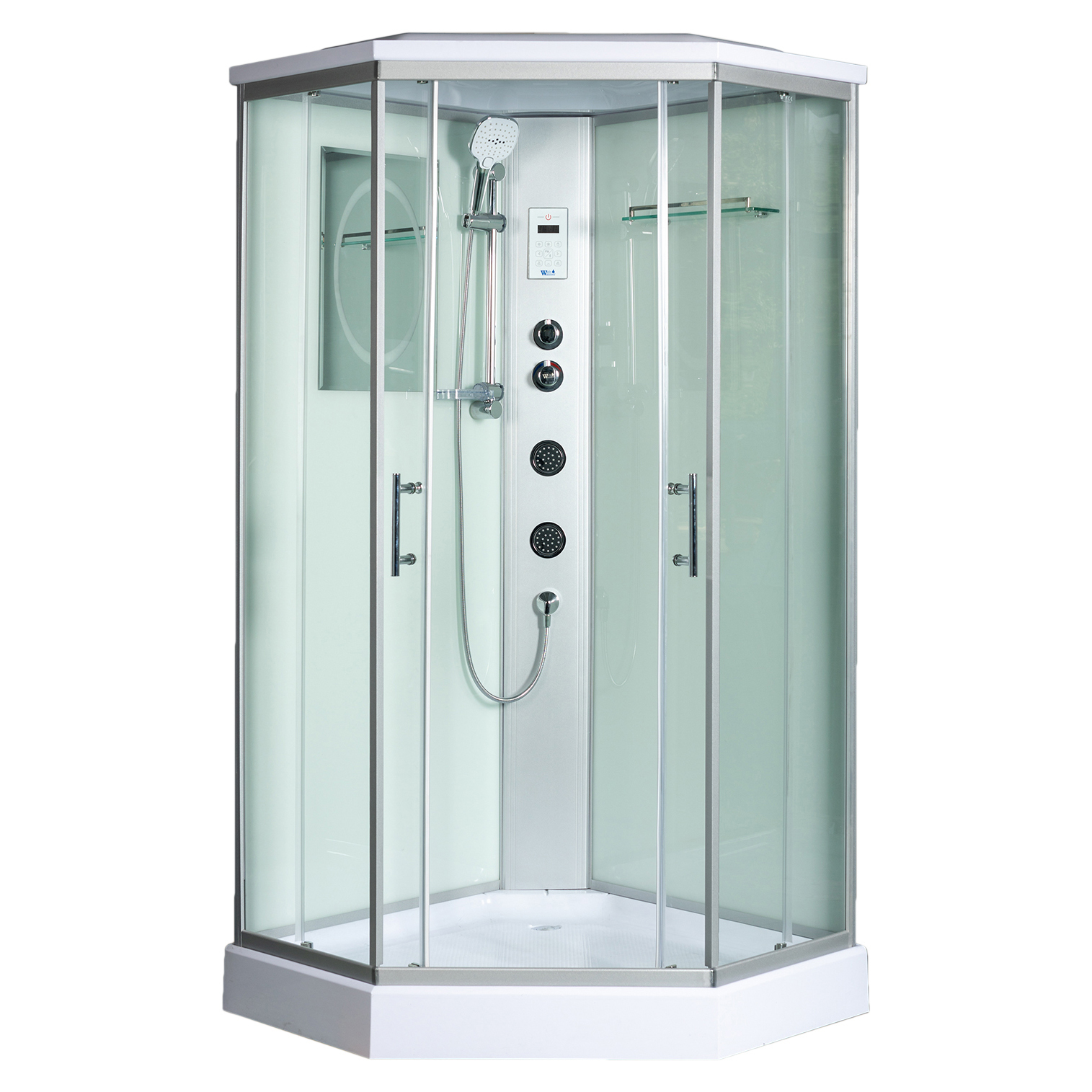 

Душевая кабина WeltWasser WW500 Nesse 1004 100х100, Прозрачный