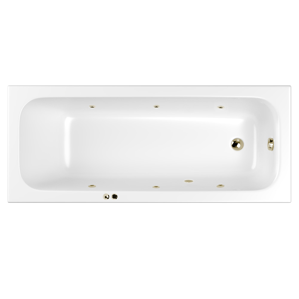 Акриловая ванна Whitecross Vibe Soft 170х70 бронза, цвет белый 0105.170070.100.SOFT.BR - фото 1