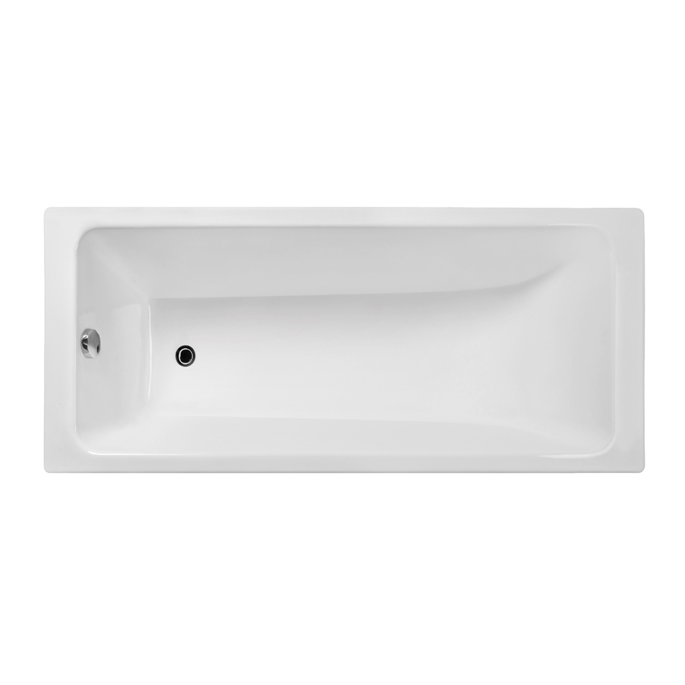 Чугунная ванна Wotte Line 160х70, цвет белый Line 1600x700 - фото 1
